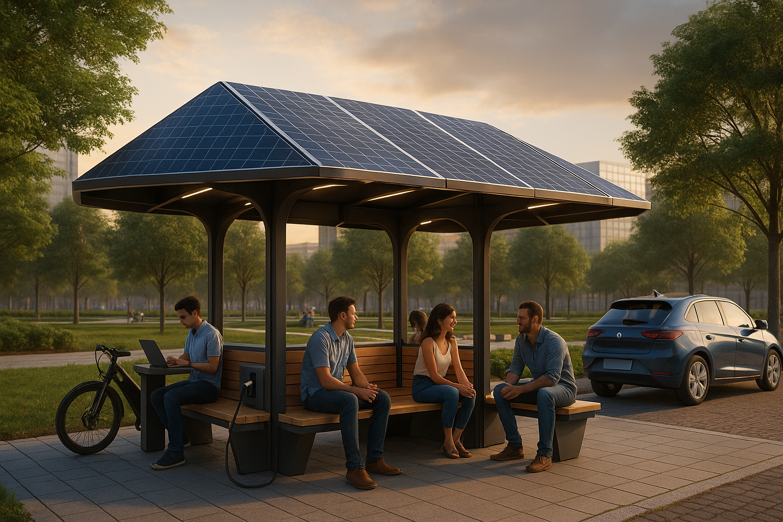 Climate Pod Plus — enhanced urban solar station
